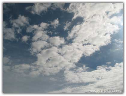 Clouds - somewhere between Penang and Kuala Lumpur