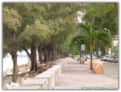 View of the promenade at Gurney Drive