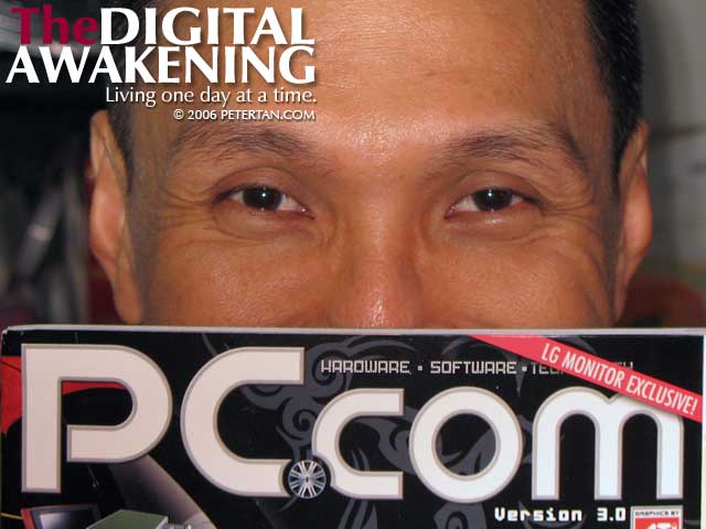 Peter Tan and PC.COM magazine