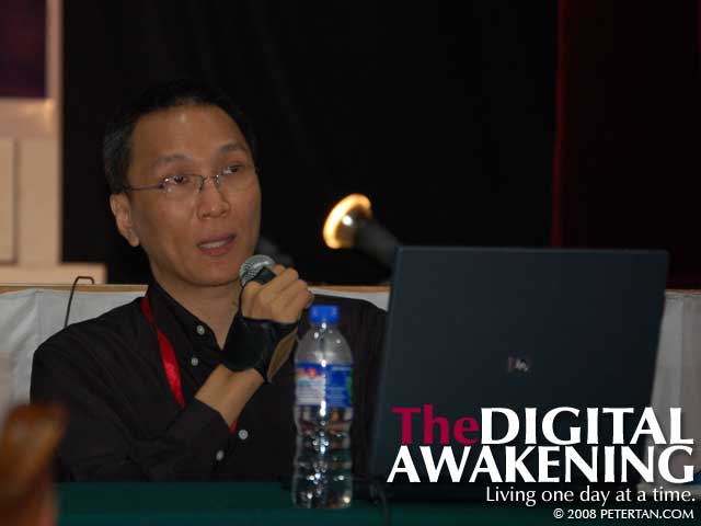 Peter Tan speaking at the 2nd Malaysian Conference on Rehabilitation
