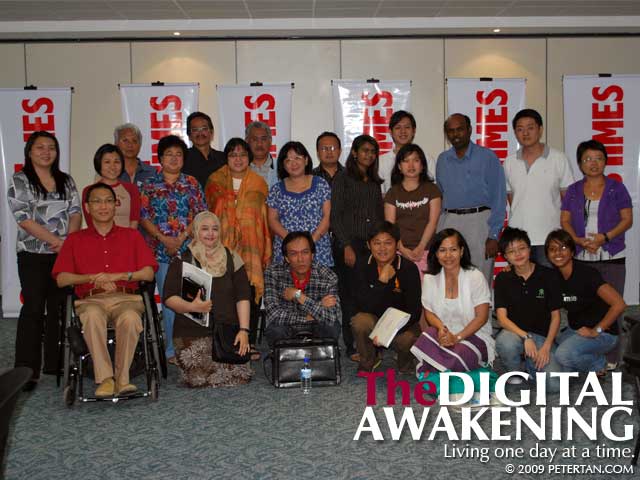 NST Writing Blogs Workshop group photo