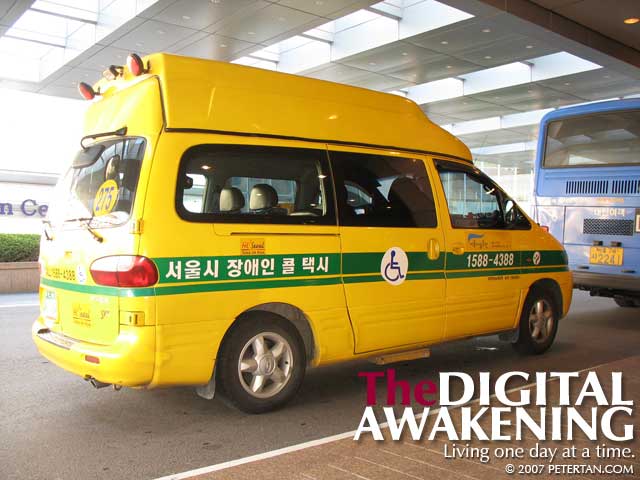 Accessible taxi in Seoul
