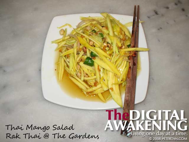Rak Thai at The Gardens Thai Mango Salad