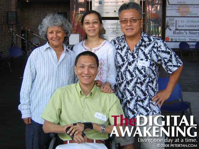 Dato' Faridah Merican, Wuan, Victor Chin and Peter Tan